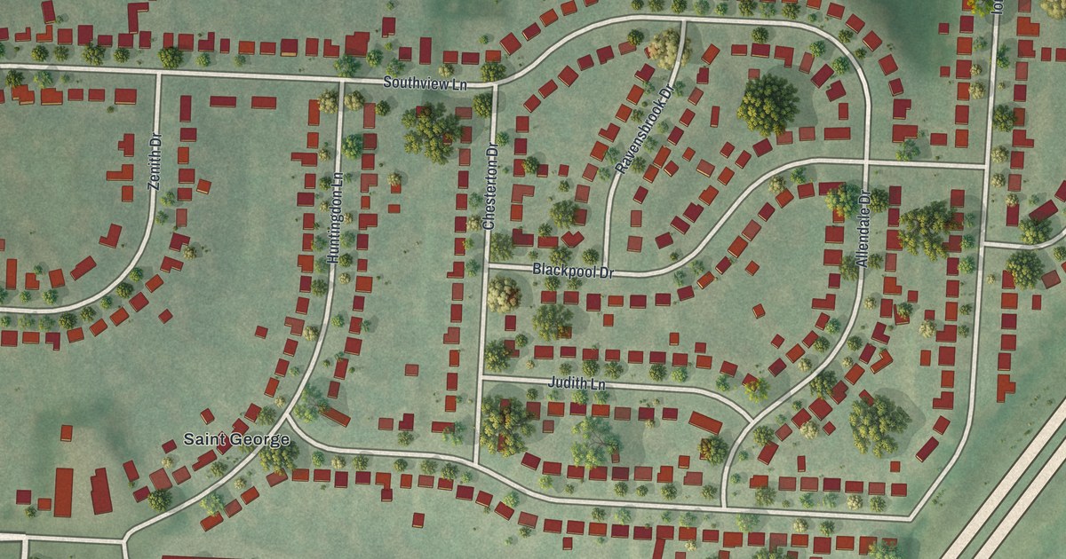 Map of St. George, Missouri in 2026