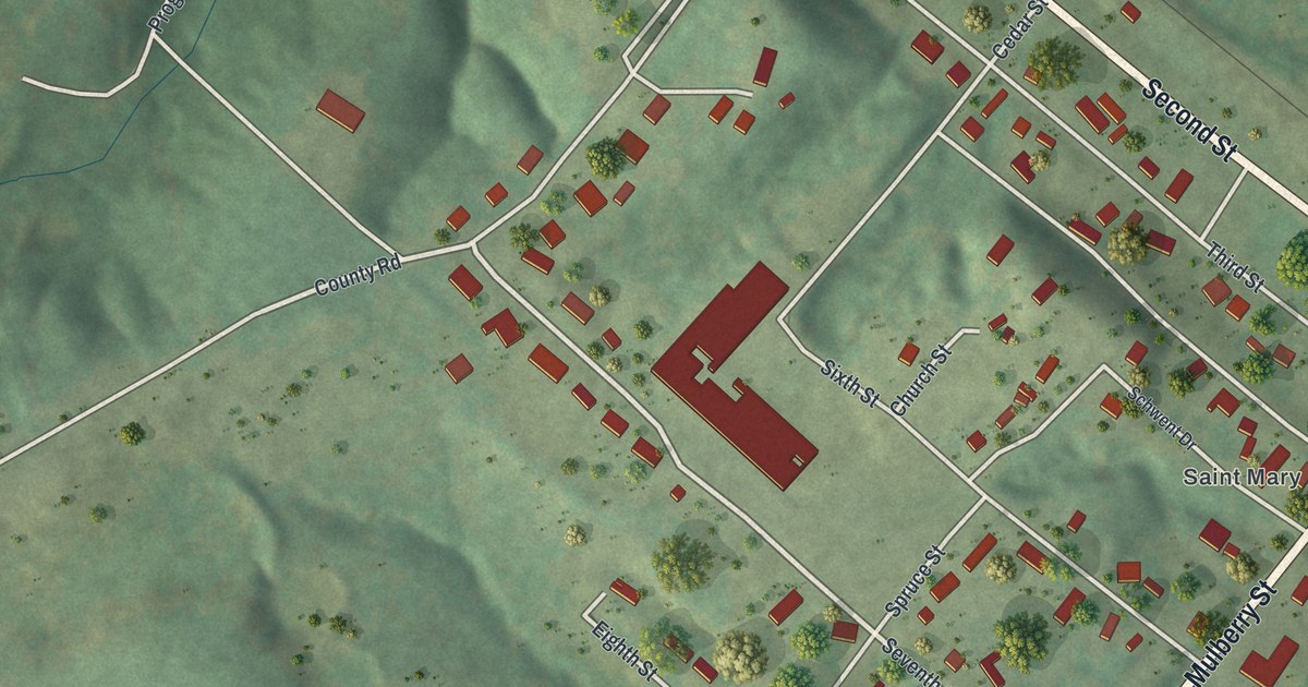 Map of St. Mary, Missouri in 2026