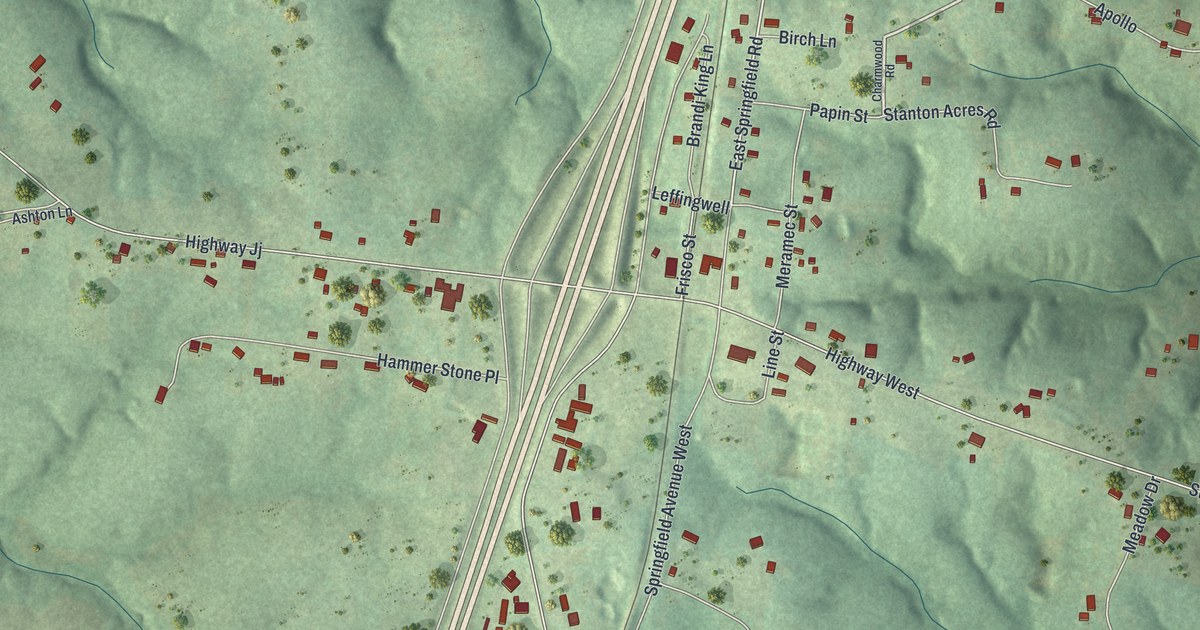 Map of Stanton, Missouri in 2026