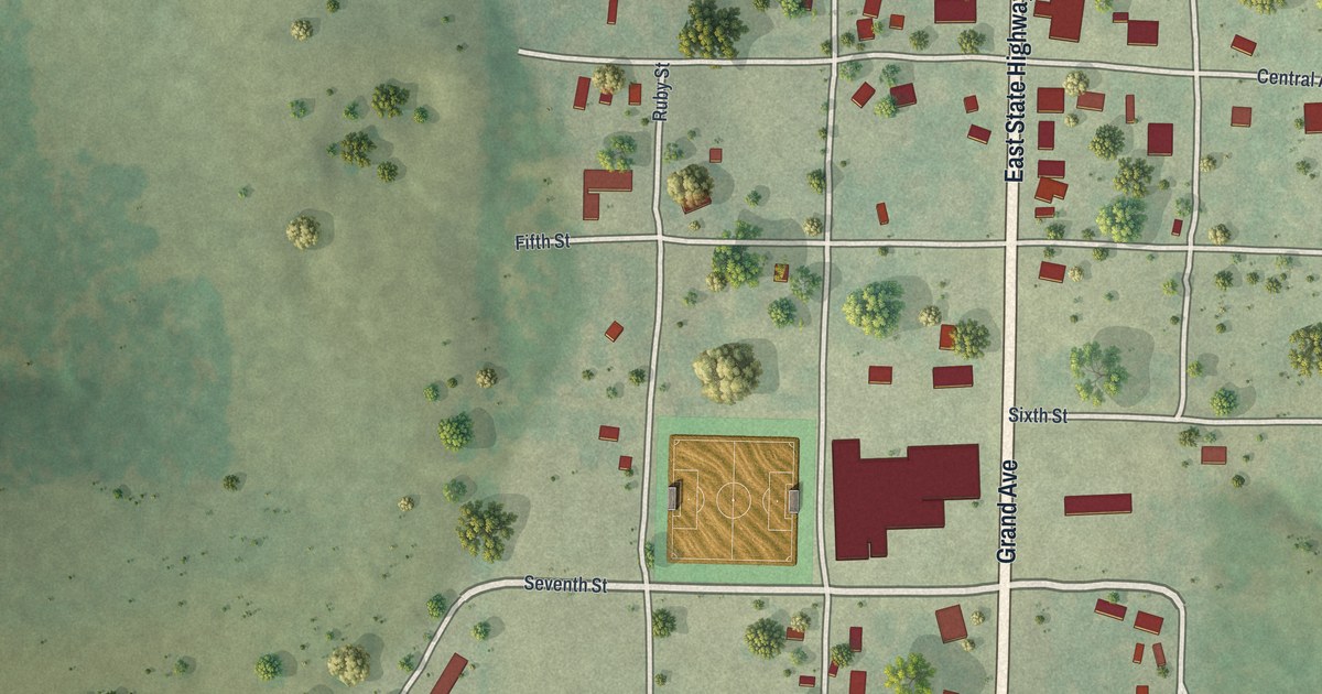 Map of Taneyville, Missouri in 2026