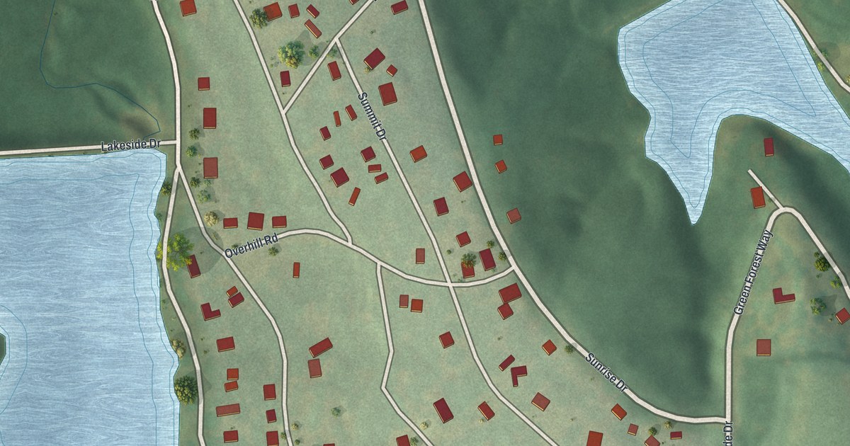 Map of Tarsney Lakes, Missouri in 2026
