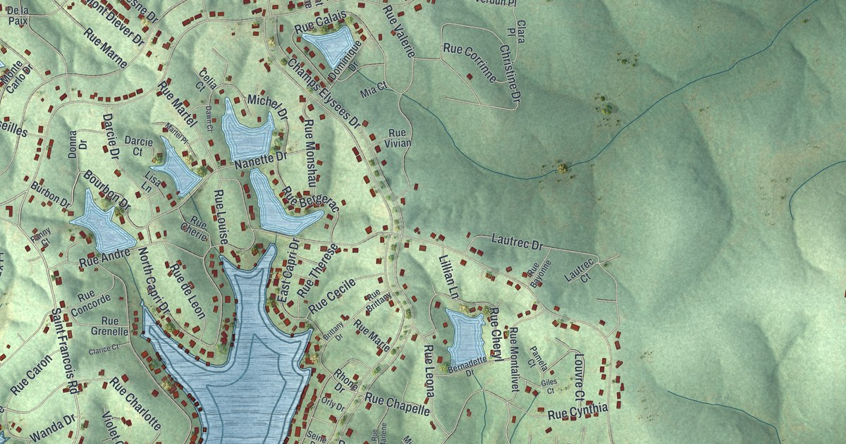 Map of Terre du Lac, Missouri in 2026