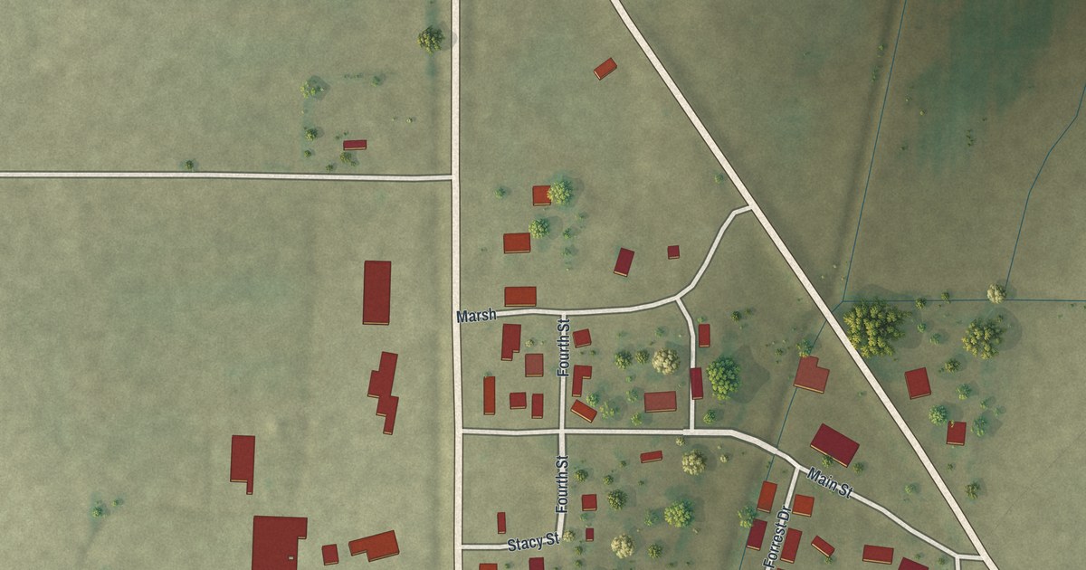 Map of White Oak, Missouri in 2026