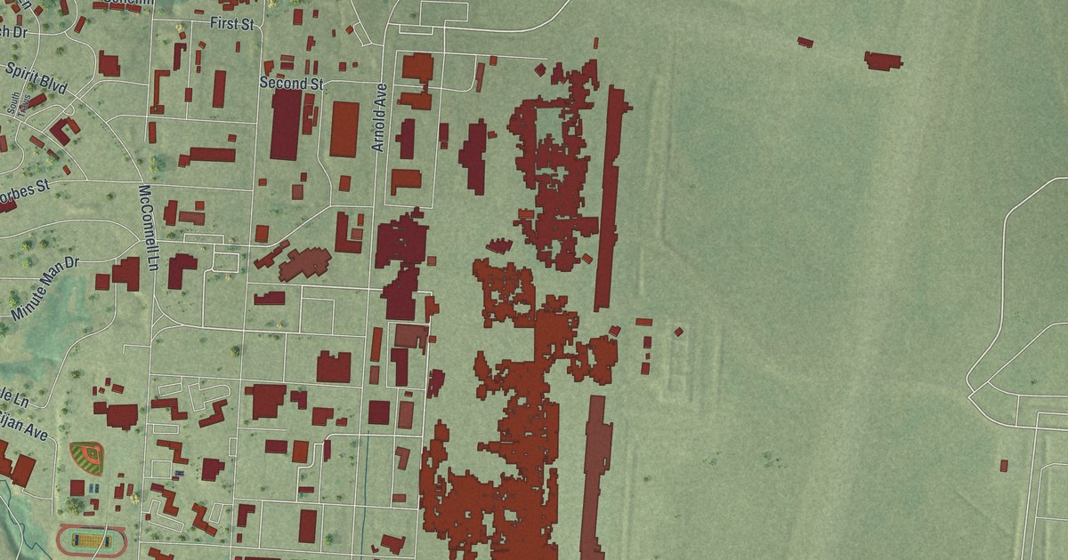 Map of Whiteman AFB, Missouri in 2026