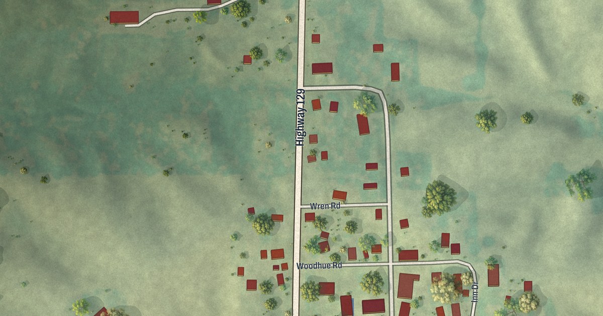 Map of Winigan, Missouri in 2026