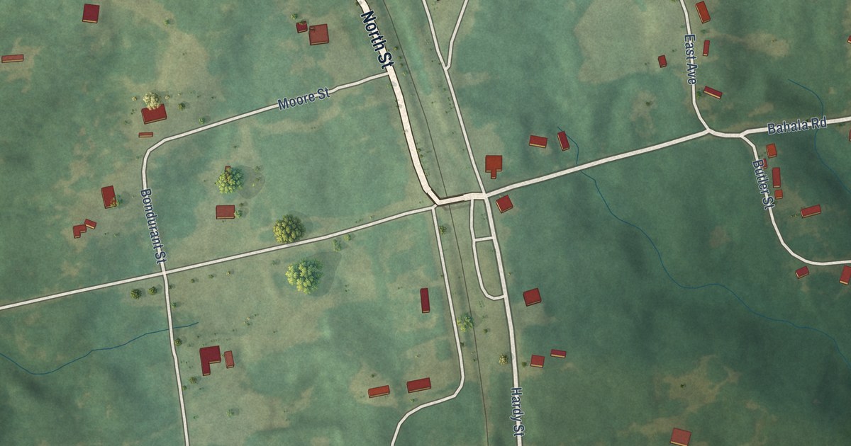 Map of Beauregard, Mississippi in 2026