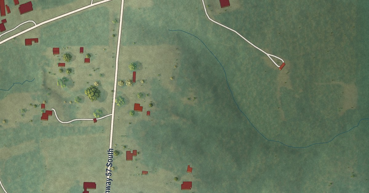 Map of Benndale, Mississippi in 2026