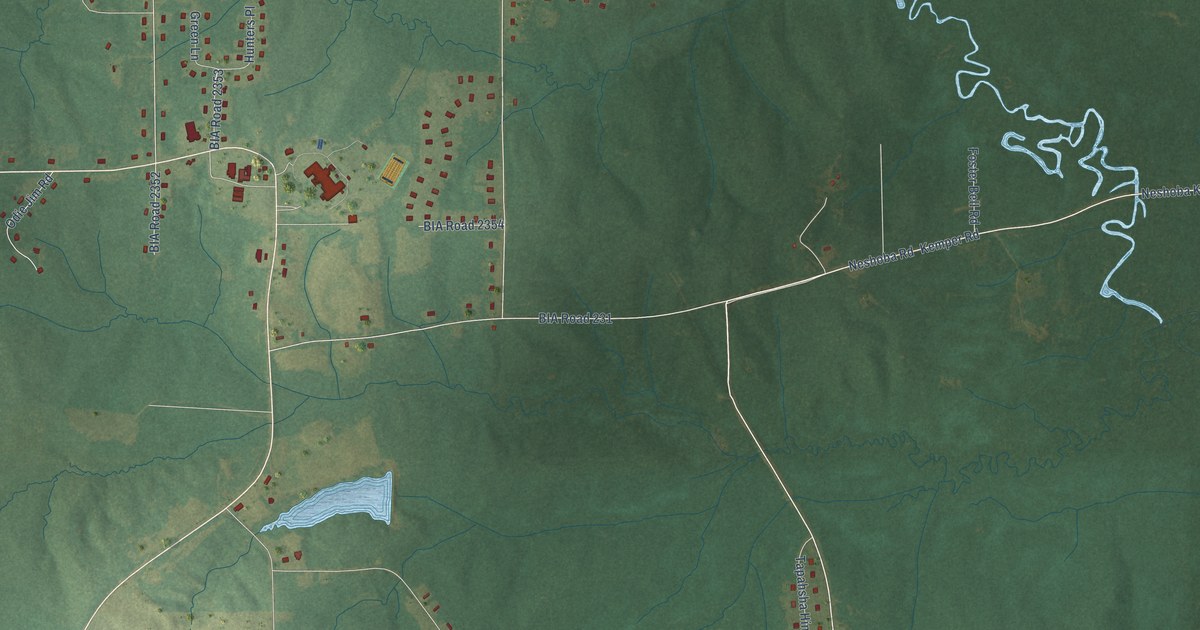 Map of Bogue Chitto, Neshoba County, Mississippi in 2026