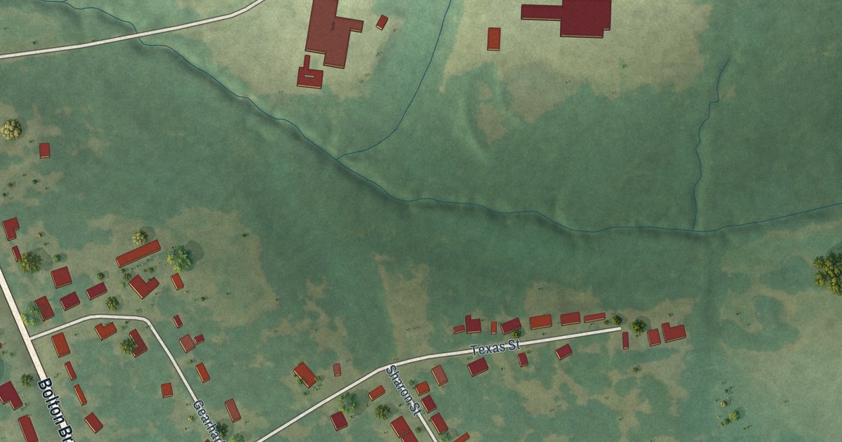 Map of Bolton, Mississippi in 2026