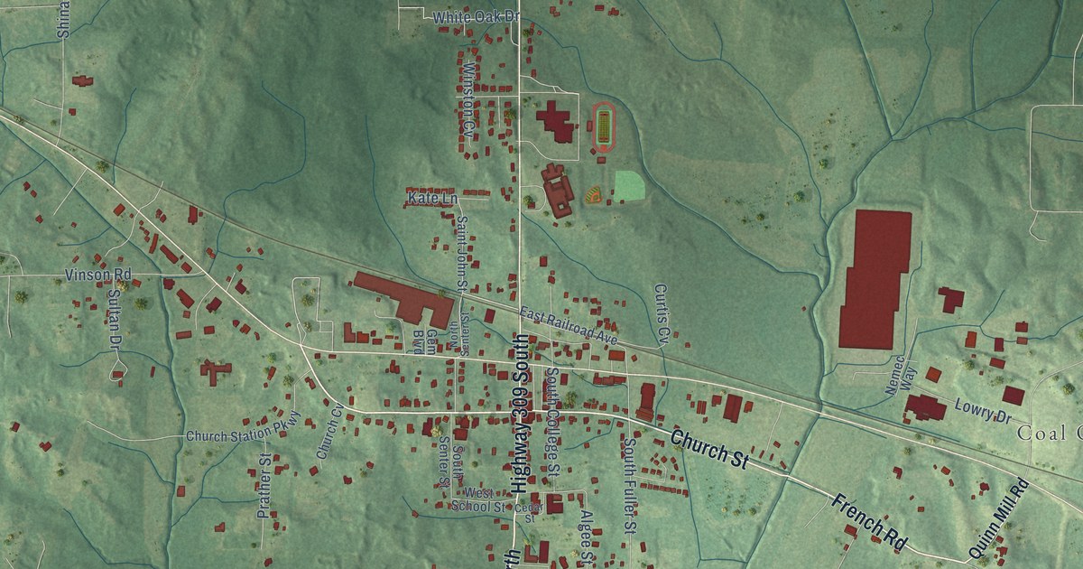 Map of Byhalia, Mississippi in 2026