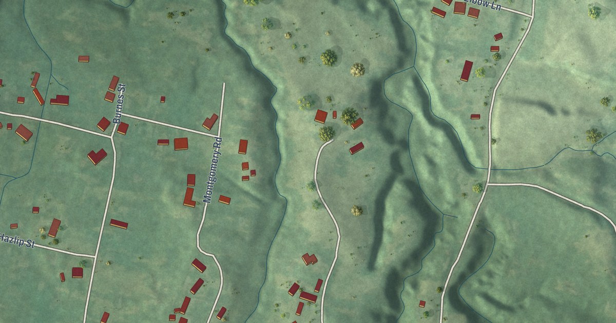 Map of Cloverdale, Mississippi in 2026