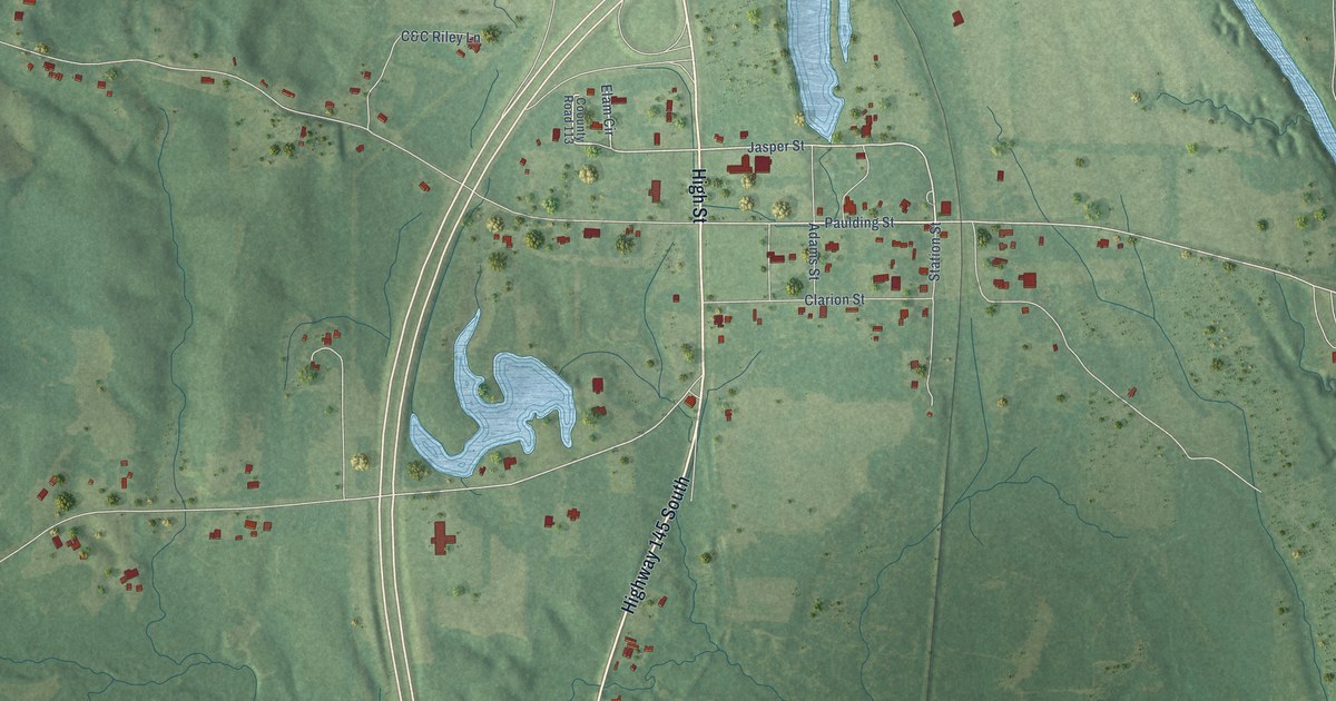 Map of De Soto, Mississippi in 2026