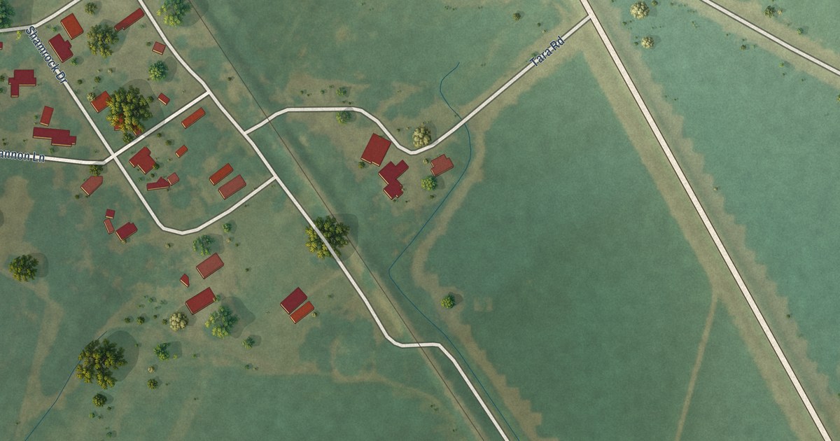 Map of Dublin, Mississippi in 2026