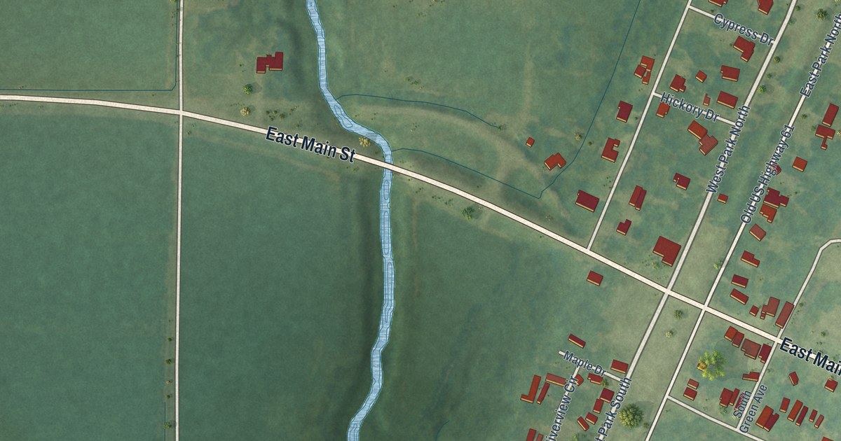 Map of Duncan, Mississippi in 2026