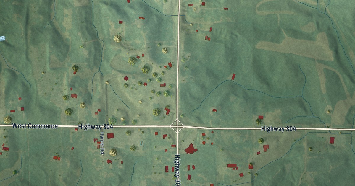 Map of Eudora, Mississippi in 2026