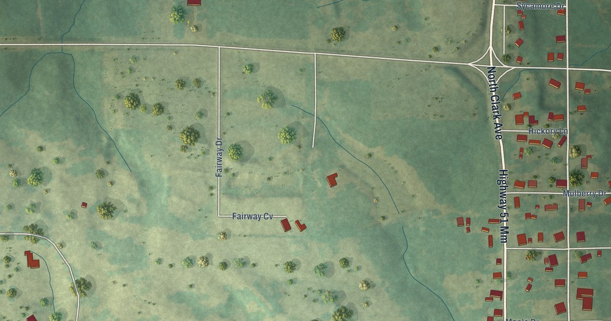Map of Fernwood, Mississippi in 2026