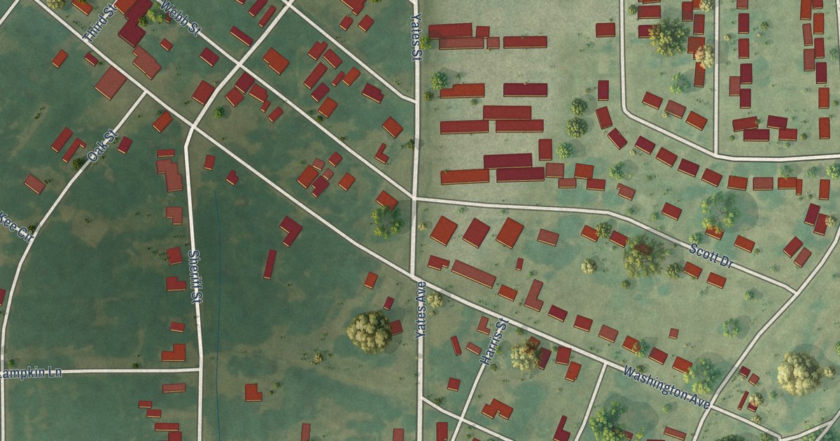 Map of Friars Point, Mississippi in 2026