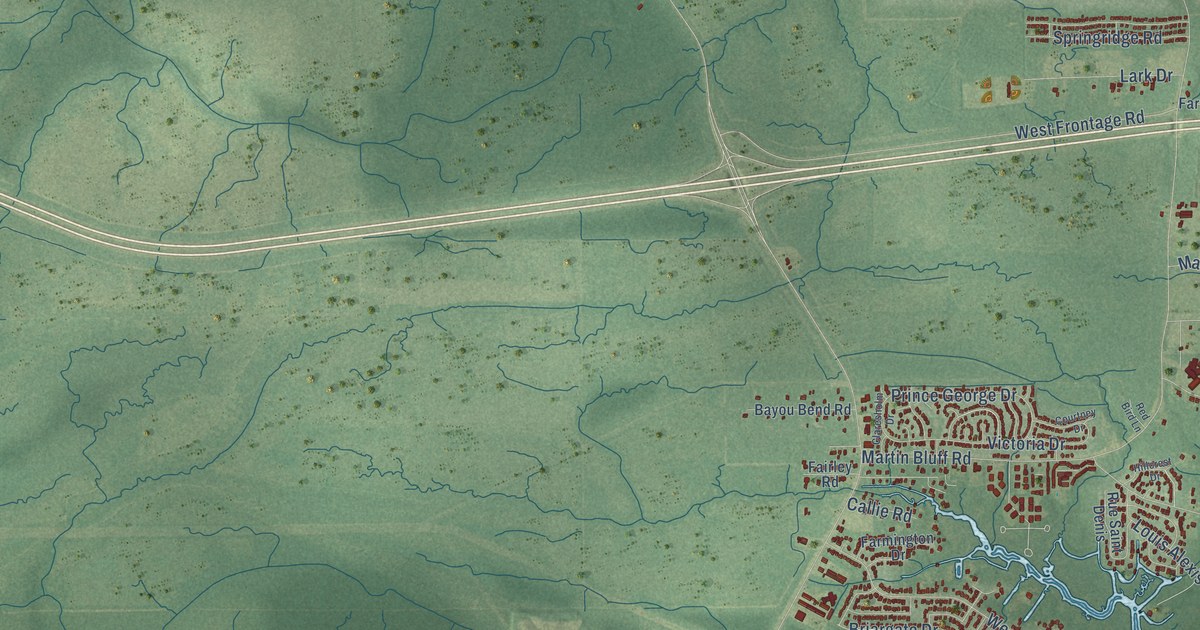 Map of Gautier, Mississippi in 2026