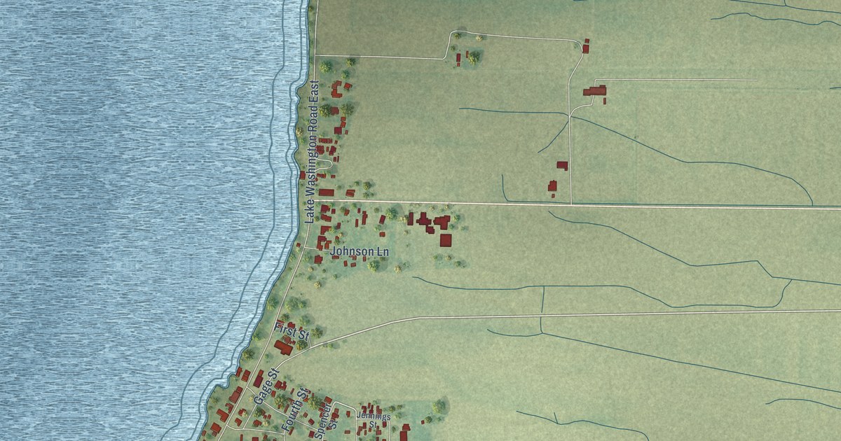 Map of Glen Allan, Mississippi in 2026