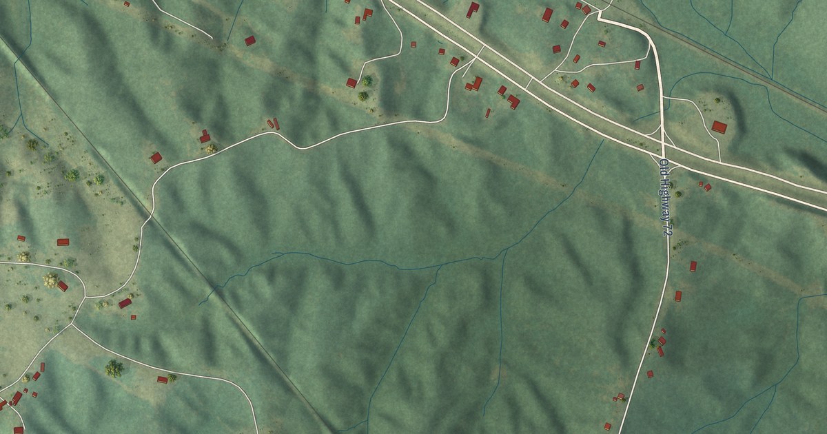 Map of Glen, Mississippi in 2026
