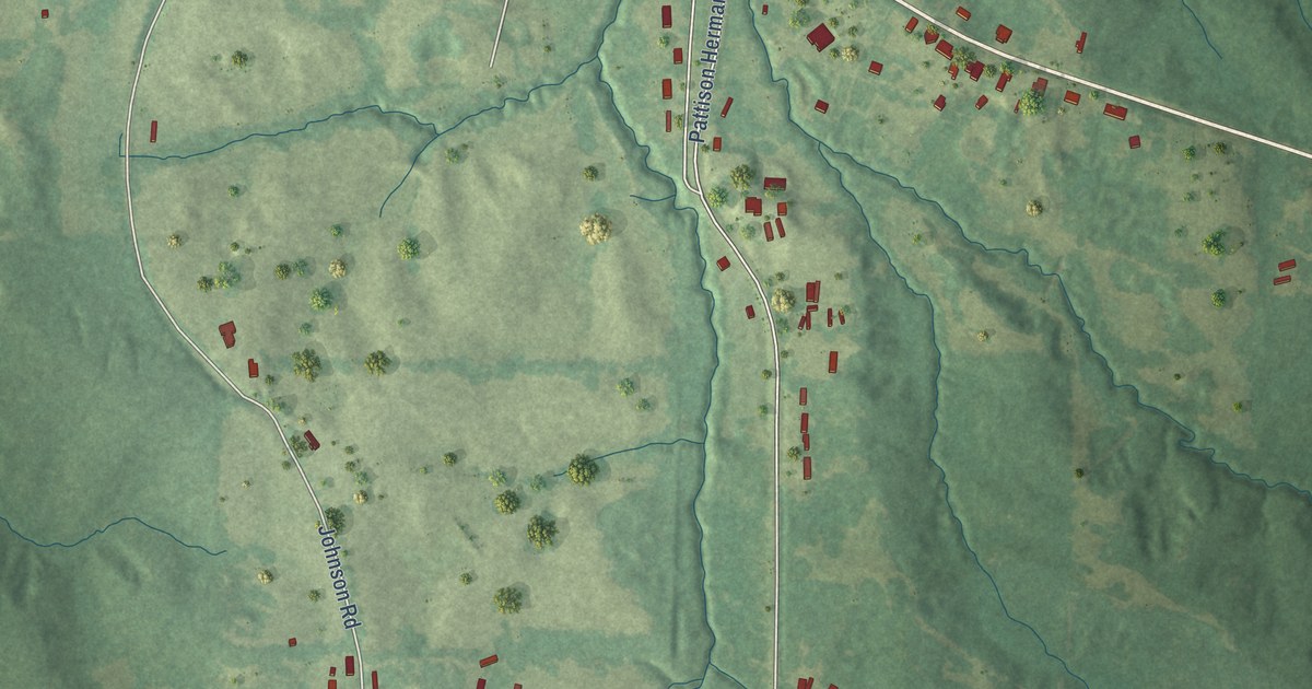 Map of Hermanville, Mississippi in 2026