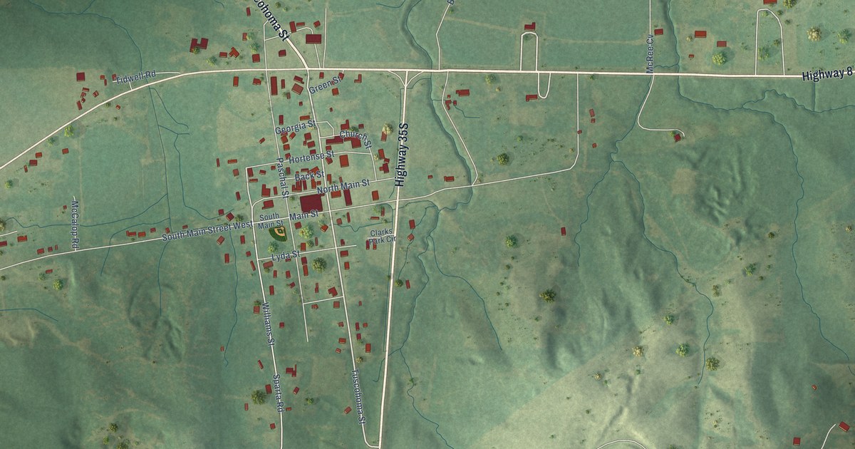 Map of Holcomb, Mississippi in 2026