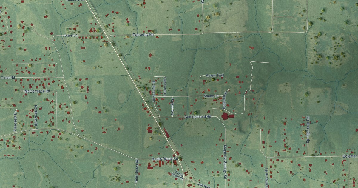 Map of Hurley, Mississippi in 2026