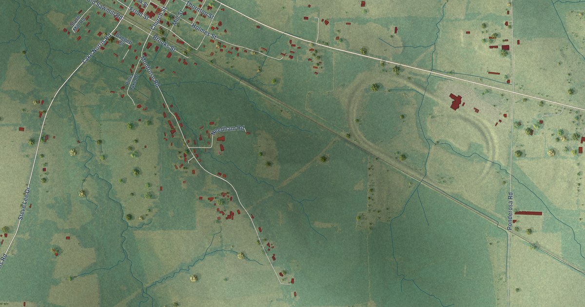 Map of Lake, Mississippi in 2026