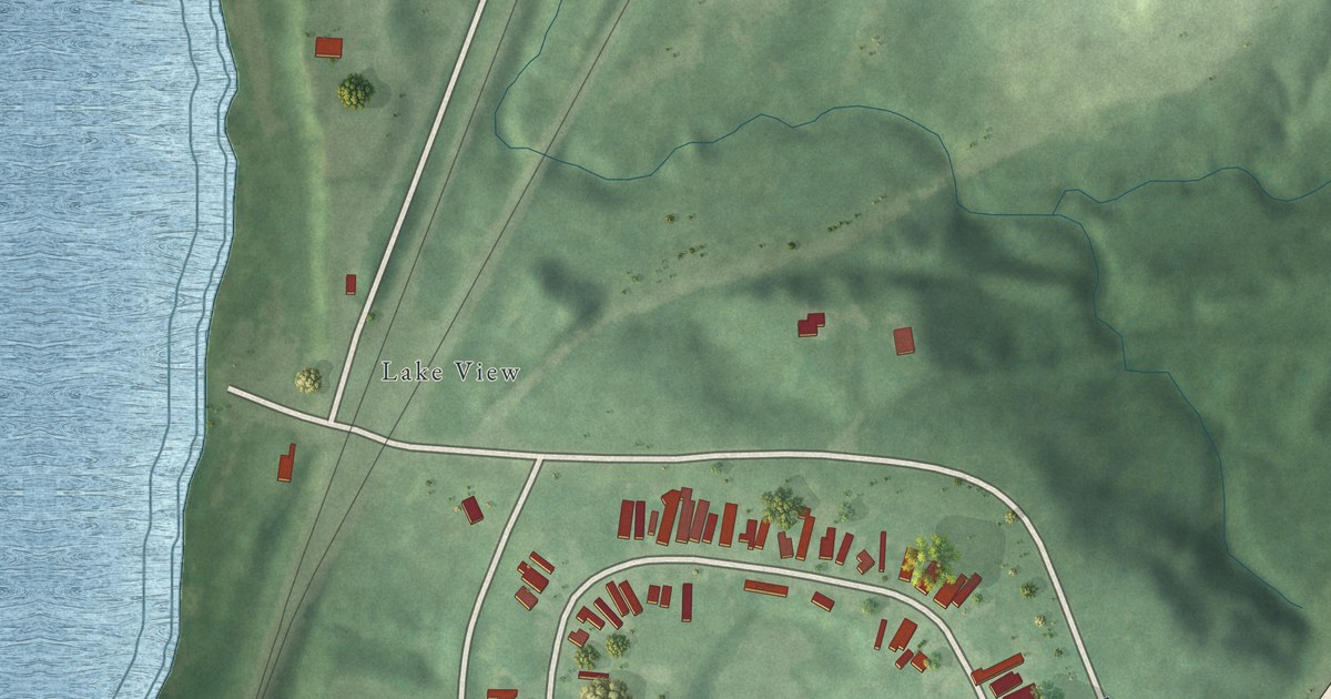 Map of Lakeview, Mississippi in 2026