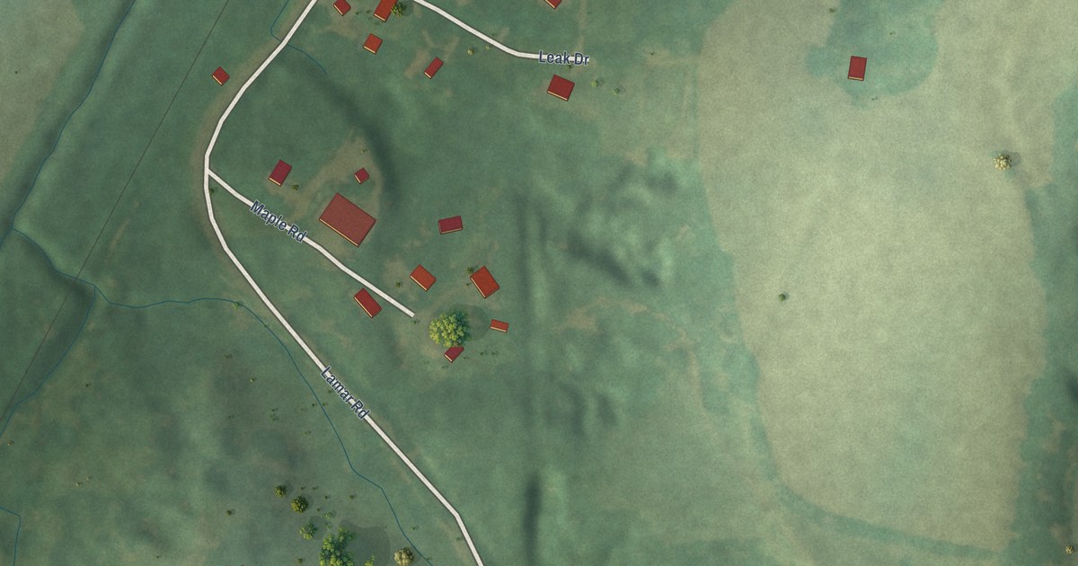 Map of Lamar, Mississippi in 2026