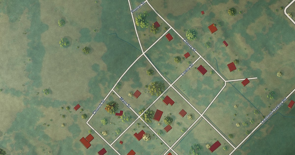 Map of Learned, Mississippi in 2026