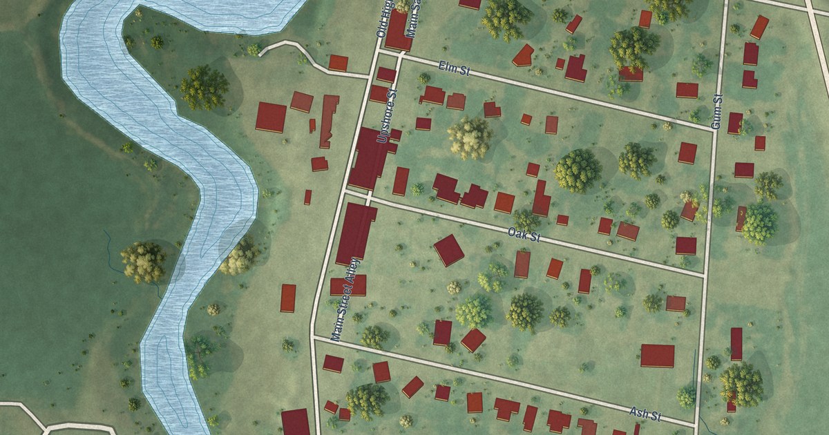 Map of Louise, Mississippi in 2026