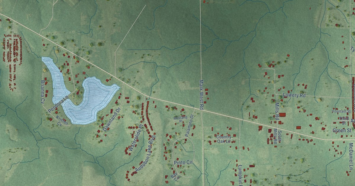 Map of Lyman, Mississippi in 2026