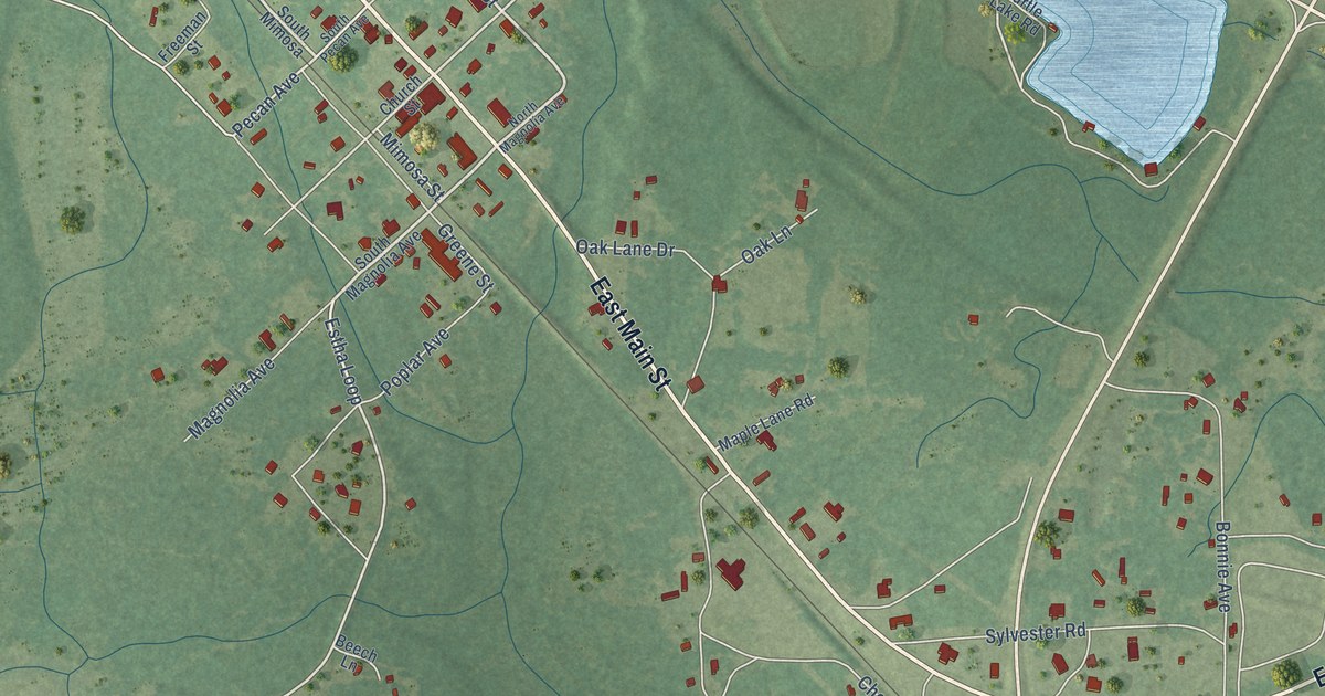 Map of McLain, Mississippi in 2026
