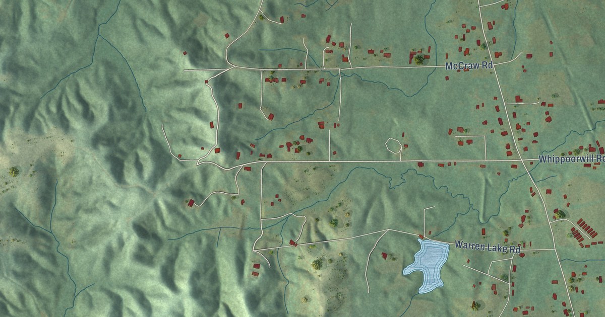 Map of Nellieburg, Mississippi in 2026