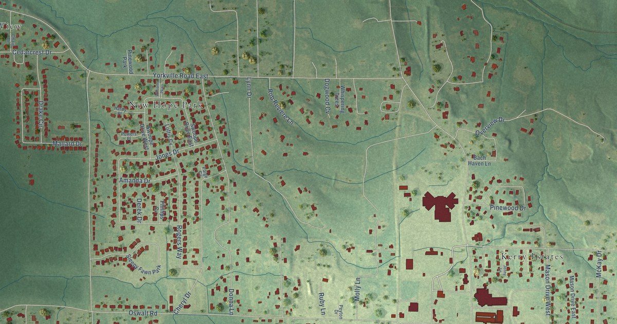 Map of New Hope, Mississippi in 2026