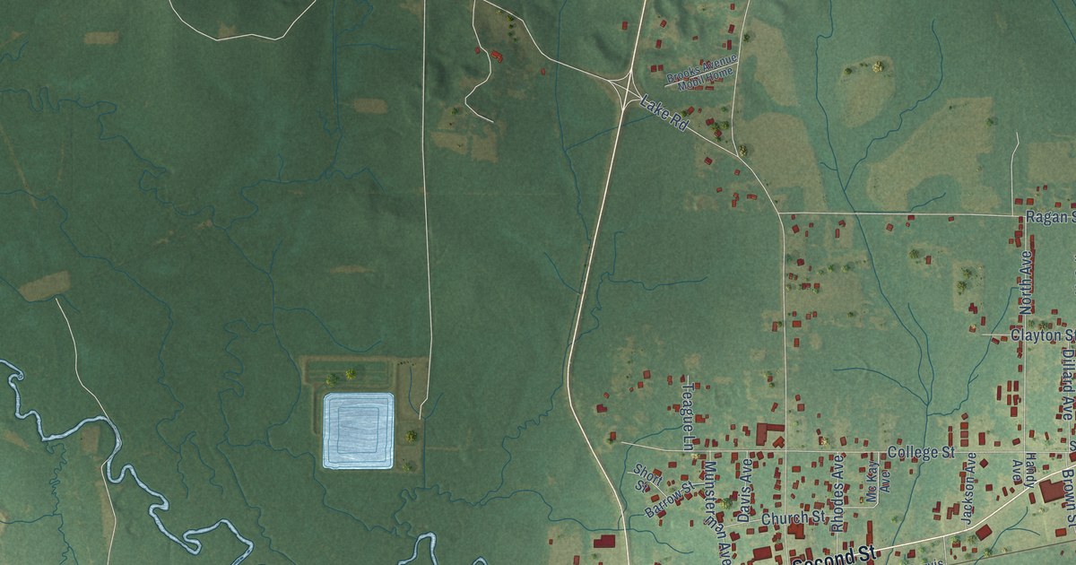 Map of Pelahatchie, Mississippi in 2026