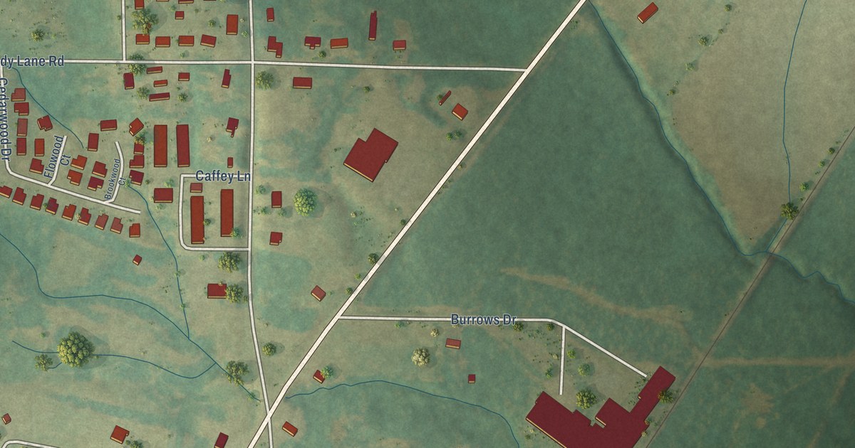 Map of Pickens, Mississippi in 2026