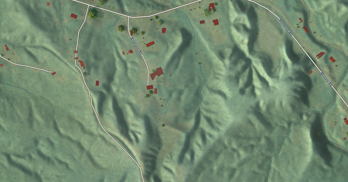 Map of Redwood, Mississippi in 2026