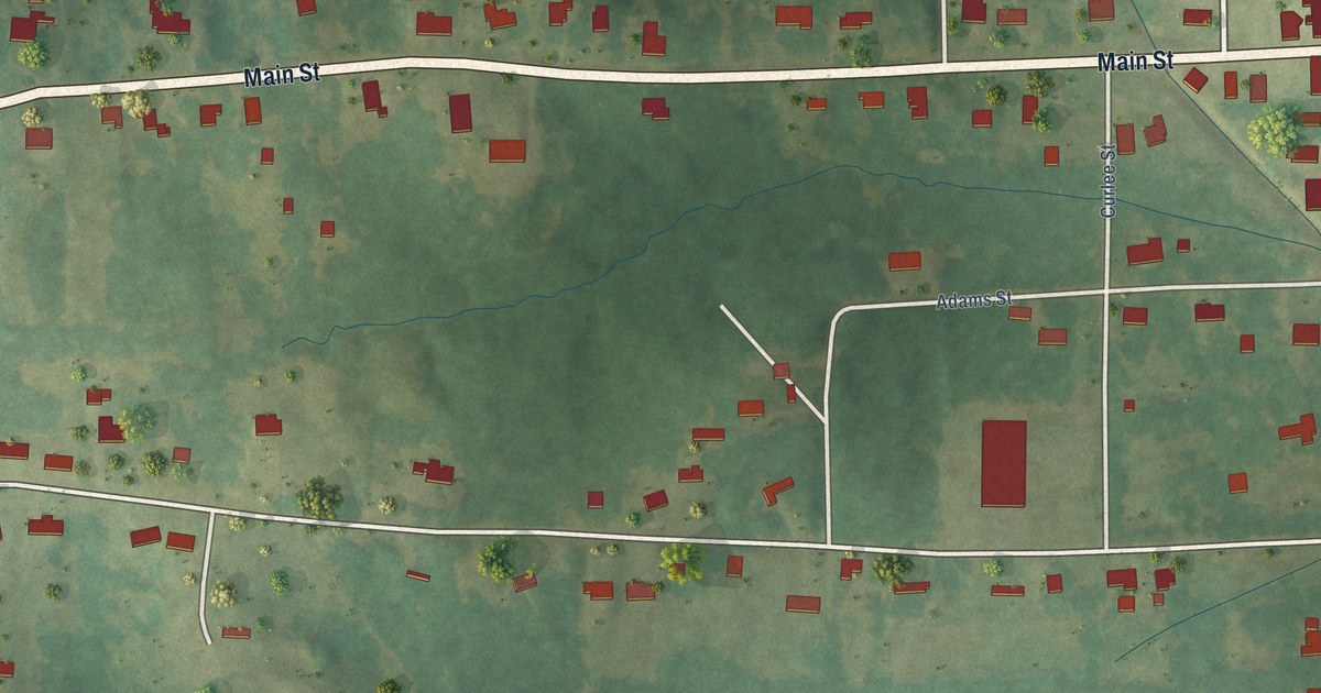 Map of Rienzi, Mississippi in 2026