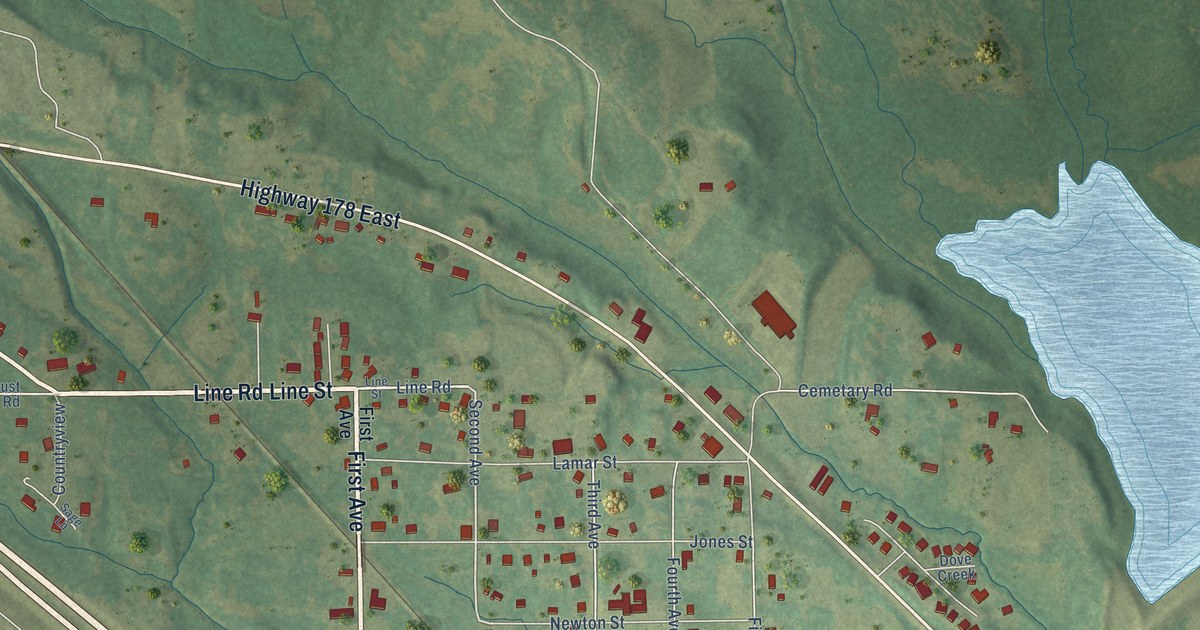 Map of Sherman, Mississippi in 2026