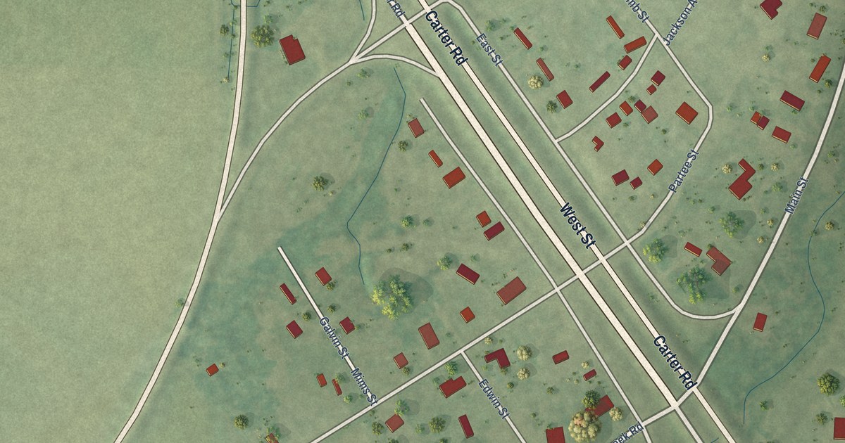 Map of Silver City, Mississippi in 2026