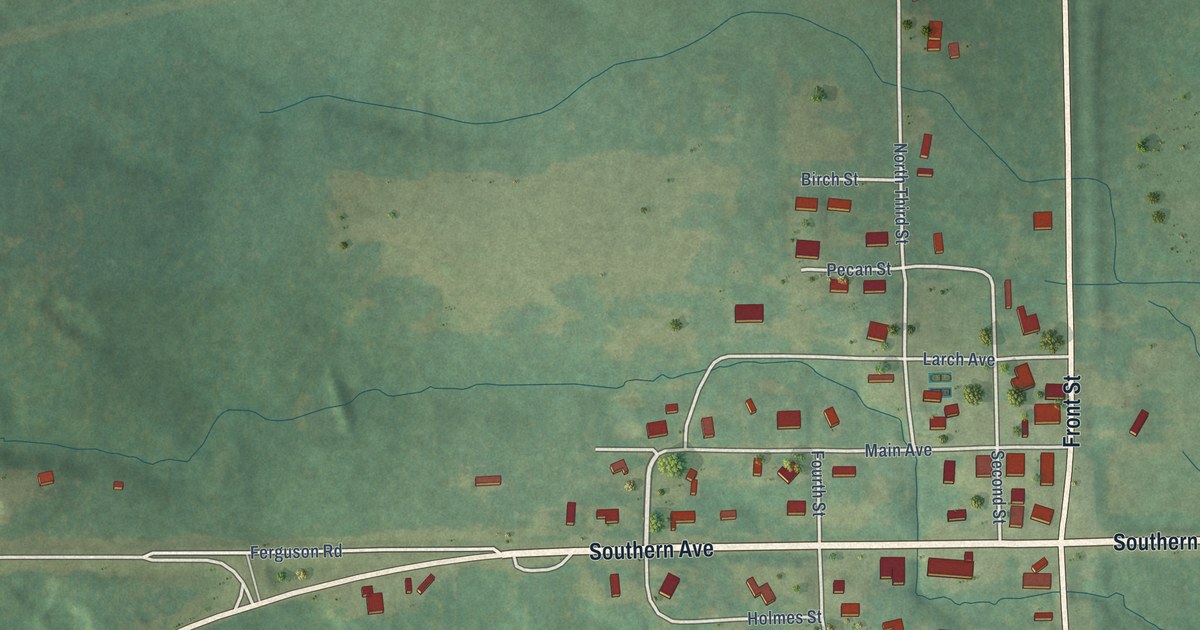 Map of Silver Creek, Mississippi in 2026