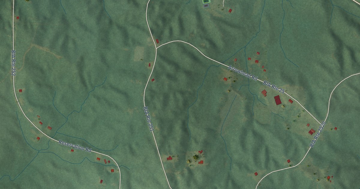 Map of Standing Pine, Mississippi in 2026