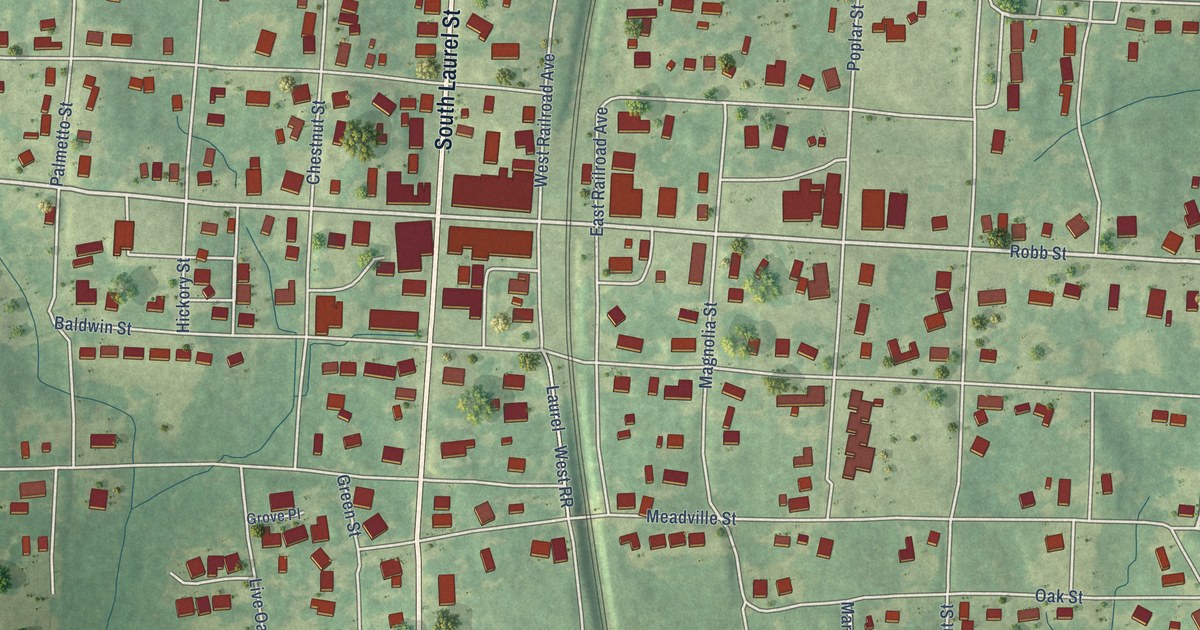 Map of Summit, Mississippi in 2026