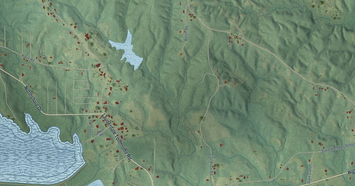 Map of Toomsuba, Mississippi in 2026