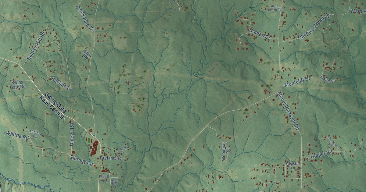 Map of Vancleave, Mississippi in 2026