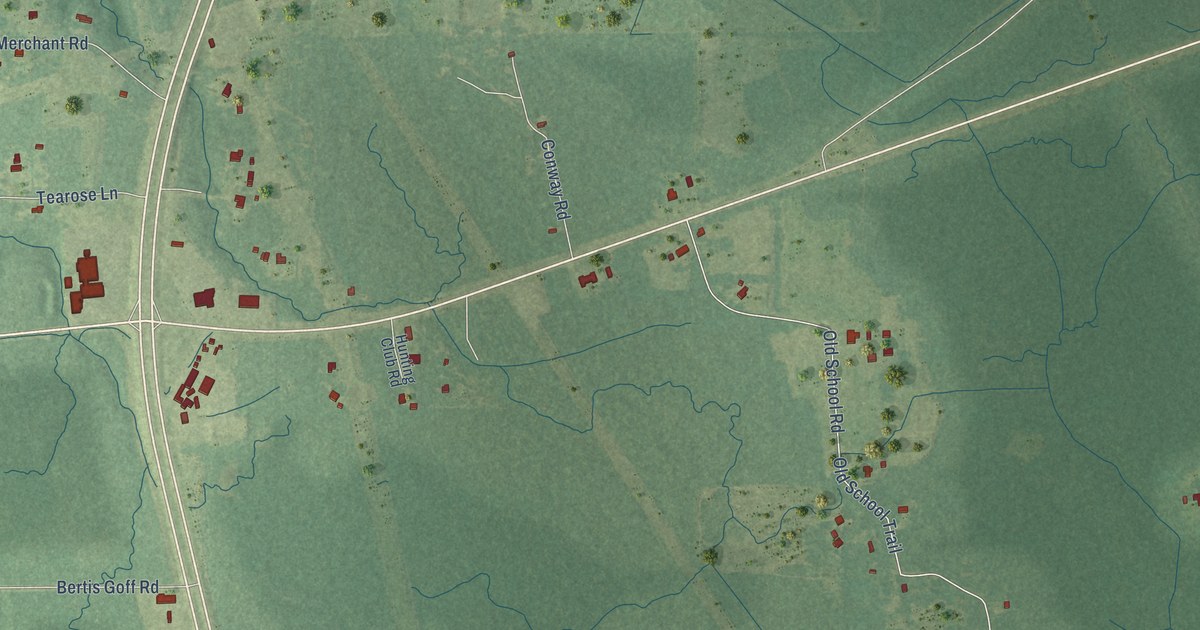 Map of Wade, Mississippi in 2026