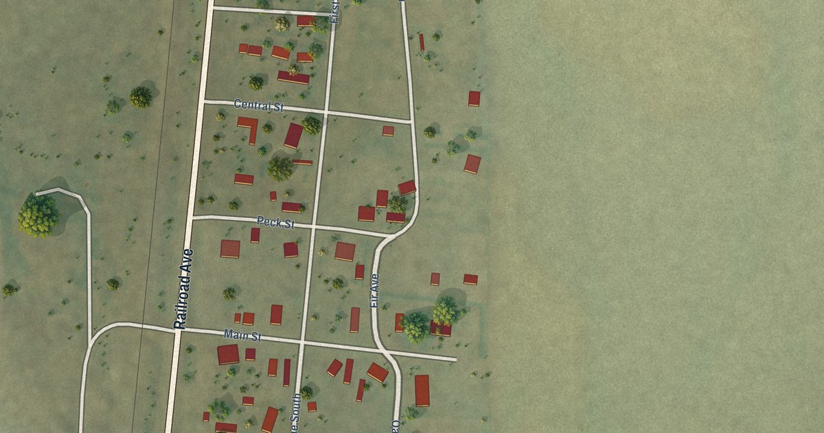 Map of Antelope, Montana in 2026