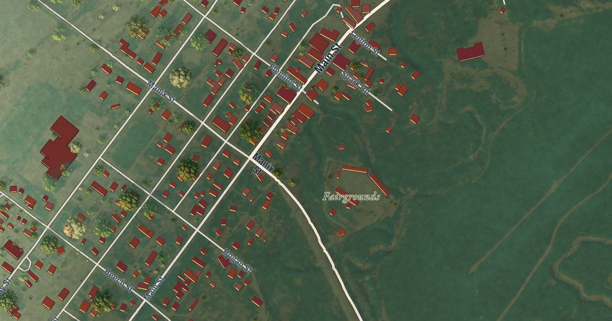 Map of Augusta, Montana in 2026